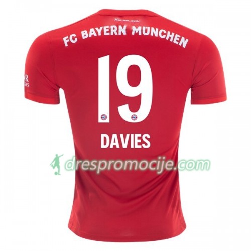 FC Bayern München Dres Alphonso Davies 19 Domaći 2019/20 Kratkih Rukava FC Bayern München Dres Alphonso Davies 19 Domaći 2019/20 Kratkih Rukava